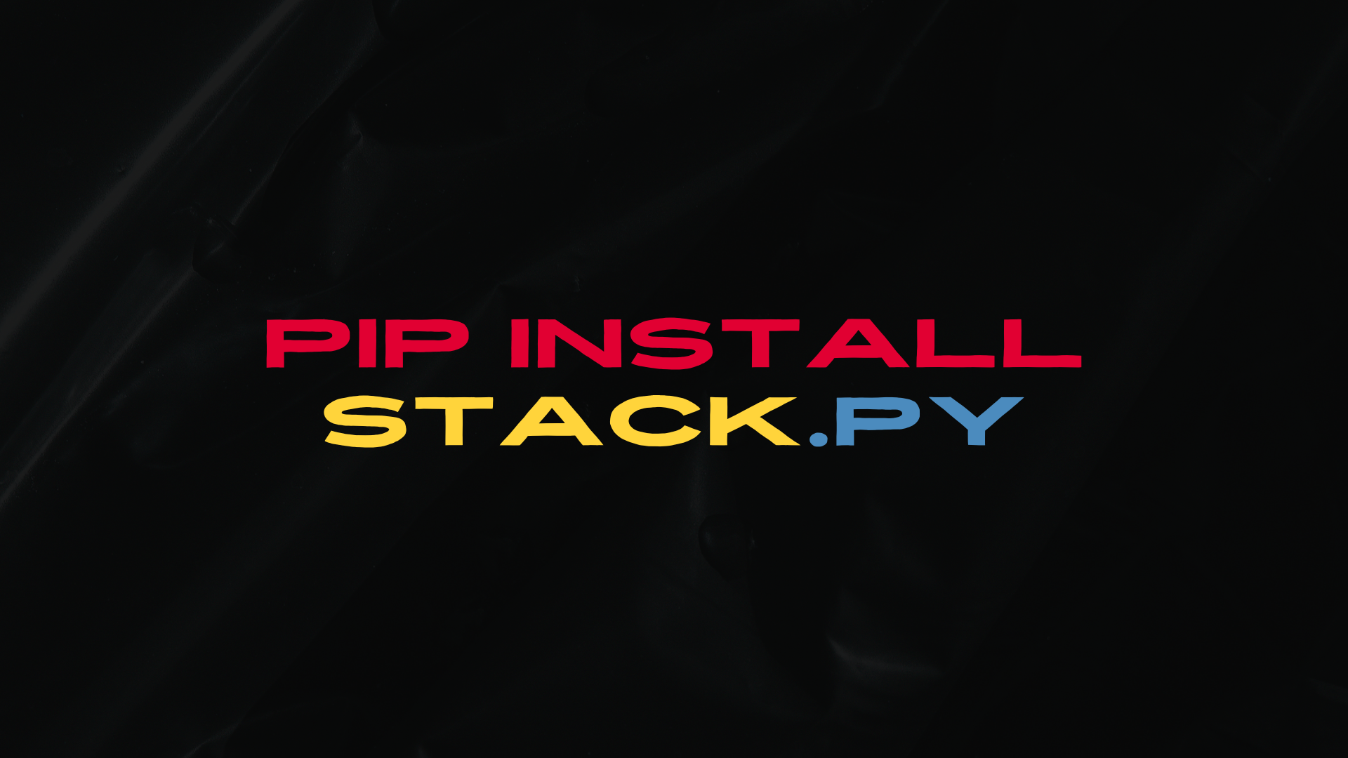 Installing stack.py to use in your project